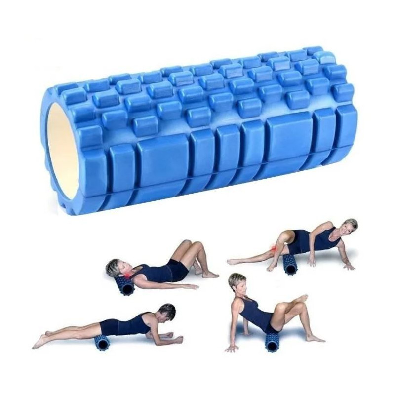 Rodillo Masaje Muscular Rígido Texturizado Yoga Foam Roller
